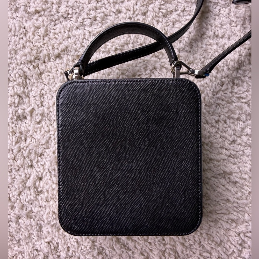 Kate Spade Daisy Vanity Meow Crossbody Bag Black - Picture 5 of 8